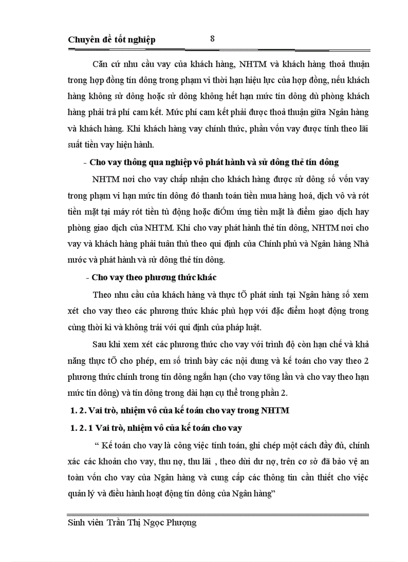image for page Giải pháp hoàn thiện kế toán cho vay tại Chi nhánh Ngân hàng Công thương Khu Công Nghiệp Quế Võ