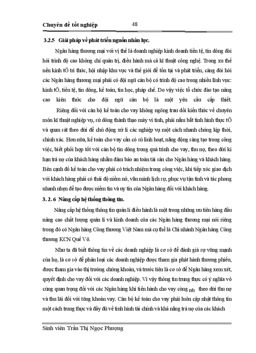 image for page Giải pháp hoàn thiện kế toán cho vay tại Chi nhánh Ngân hàng Công thương Khu Công Nghiệp Quế Võ
