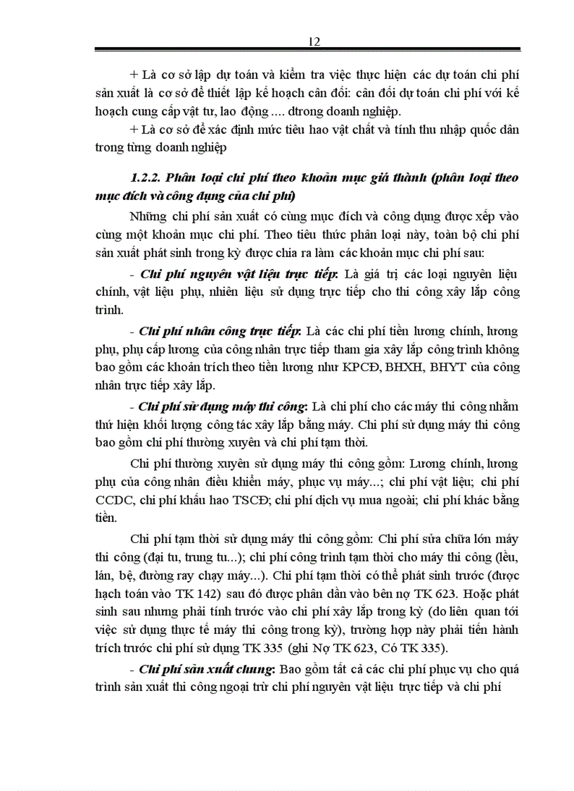 image for page Hoàn thiện hạch toán chi phí sản xuất và tính giá thành sản phẩm xây lắp tại Công ty Xây dựng số 1