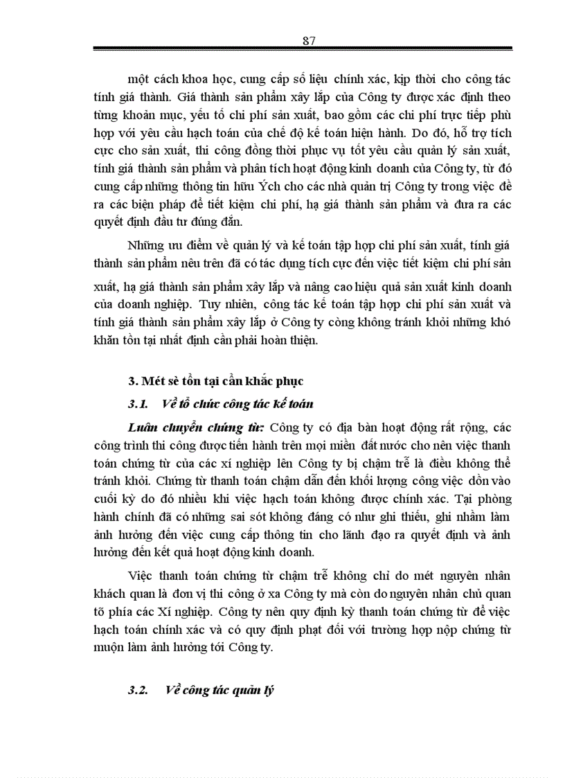 image for page Hoàn thiện hạch toán chi phí sản xuất và tính giá thành sản phẩm xây lắp tại Công ty Xây dựng số 1