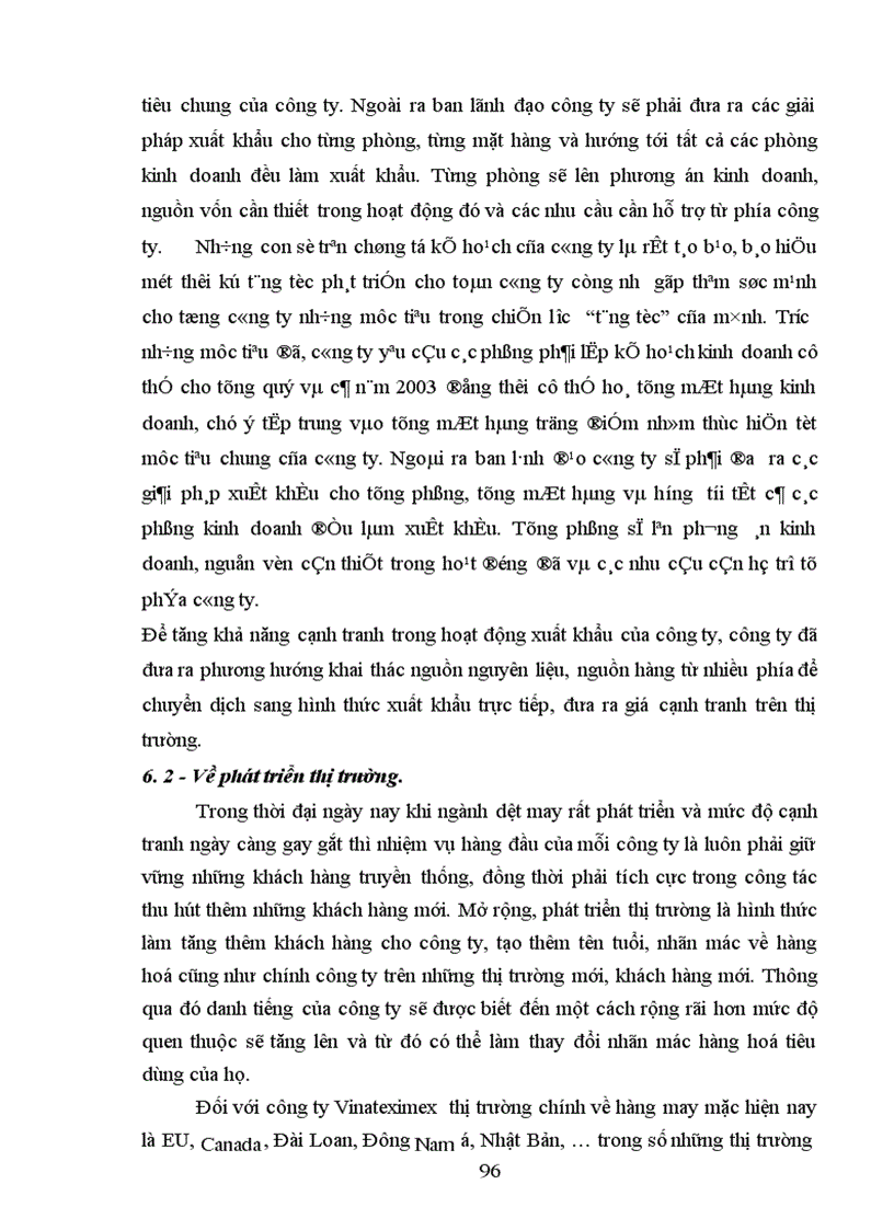 image for page Thực trạng xuất khẩu hàng dệt may của vinateximex sang thị trường Nhật Bản