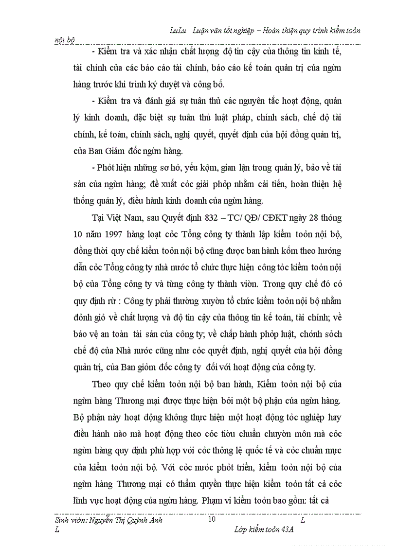 image for page Hoàn thiện quy trình kiểm toán nội bộ – Hoàn thiện quy trình kiểm toán nội bộ