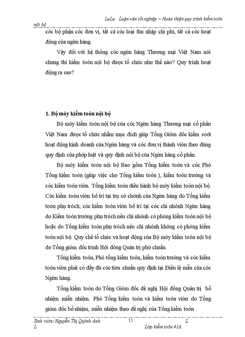 image for page Hoàn thiện quy trình kiểm toán nội bộ – Hoàn thiện quy trình kiểm toán nội bộ