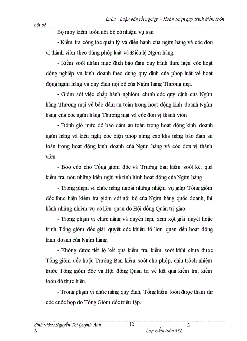 image for page Hoàn thiện quy trình kiểm toán nội bộ – Hoàn thiện quy trình kiểm toán nội bộ