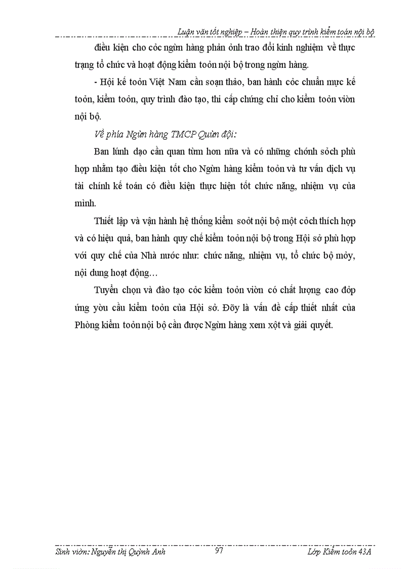 image for page Hoàn thiện quy trình kiểm toán nội bộ – Hoàn thiện quy trình kiểm toán nội bộ