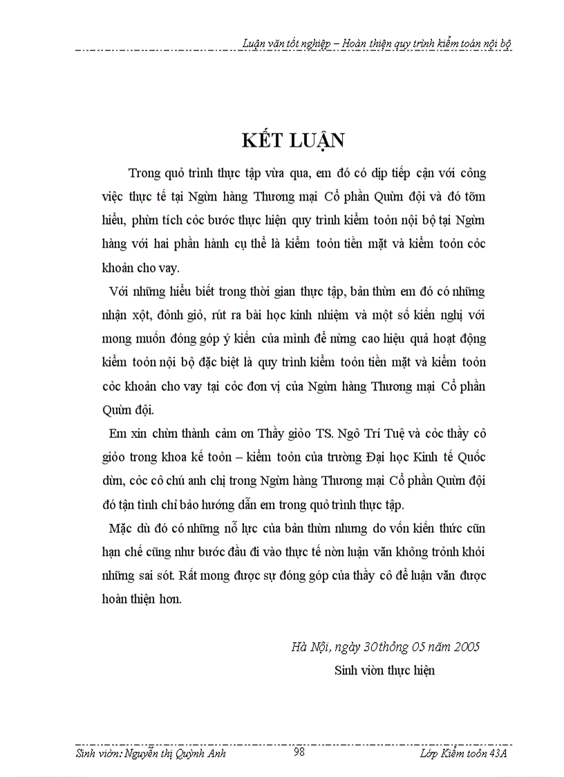 image for page Hoàn thiện quy trình kiểm toán nội bộ – Hoàn thiện quy trình kiểm toán nội bộ