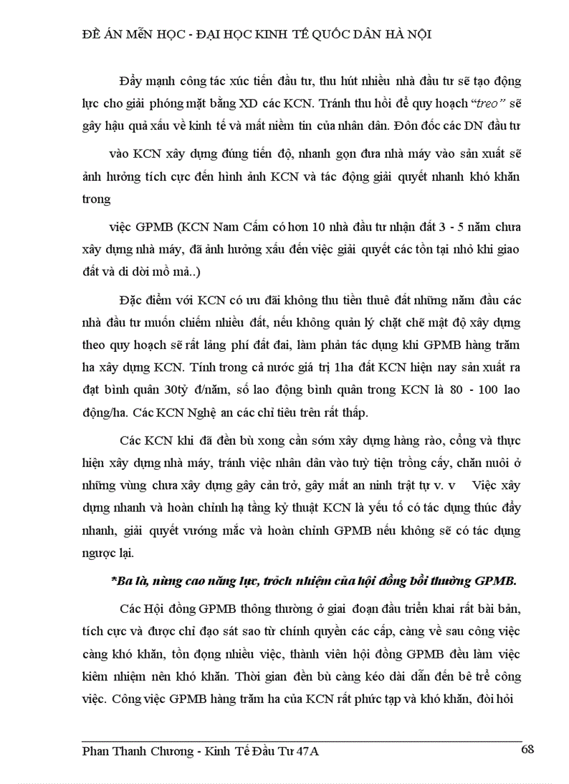 image for page Thực trạng đầu tư phát triển vào các khu công nghiệp ở tỉnh nghệ an trong quá trình cnh-hđh đất nước