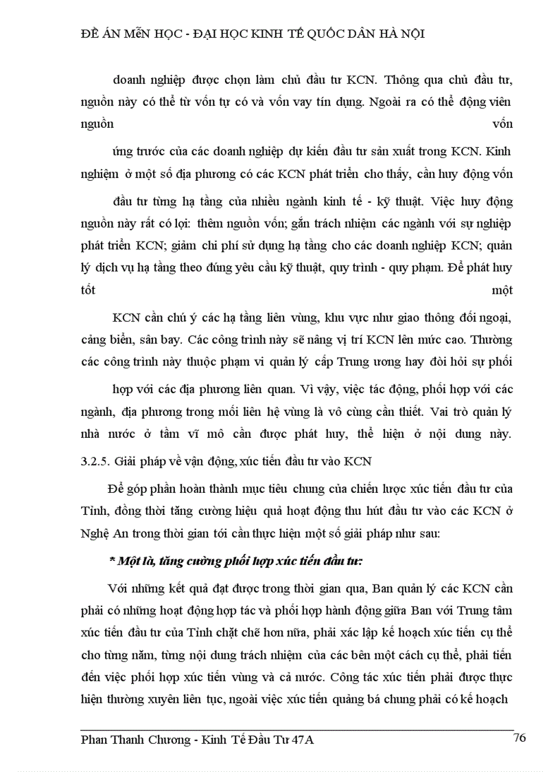 image for page Thực trạng đầu tư phát triển vào các khu công nghiệp ở tỉnh nghệ an trong quá trình cnh-hđh đất nước