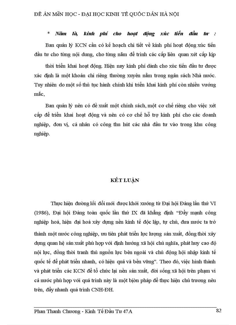 image for page Thực trạng đầu tư phát triển vào các khu công nghiệp ở tỉnh nghệ an trong quá trình cnh-hđh đất nước