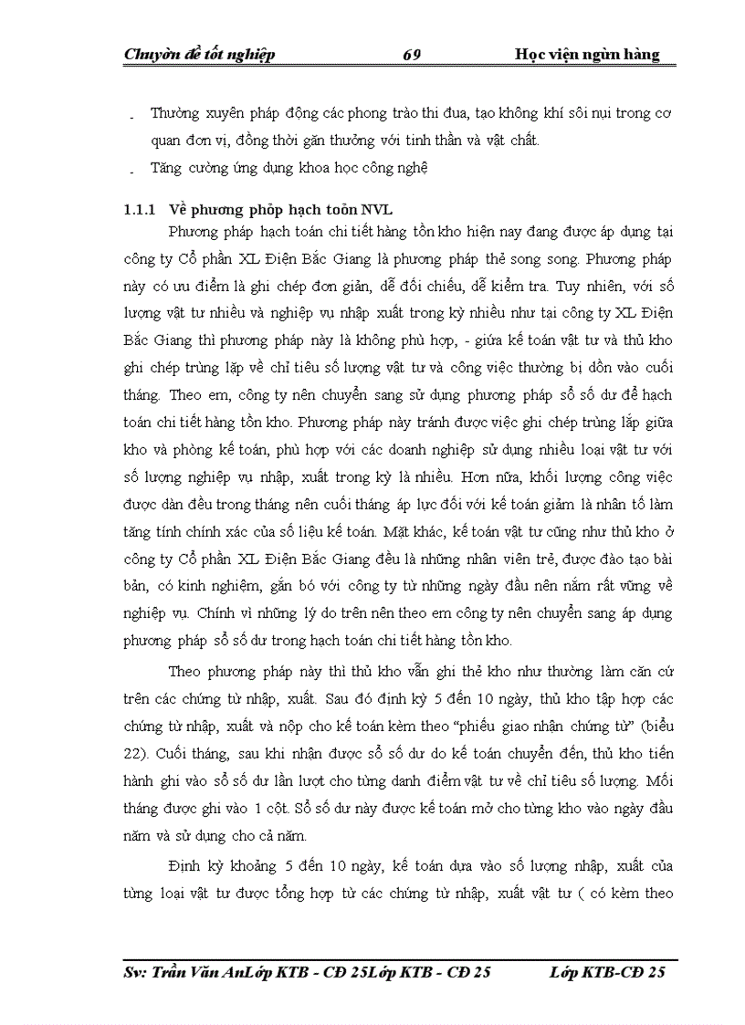 image for page Tổ chức công tác kế toán nguyên vật liệu tại công ty cổ phần XL Điện Bắc Giang.