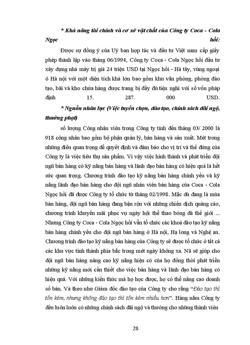 image for page Các kiến nghị nhằm nâng cao hiệu quả của việc tìm hiểu hành vi người tiêu dùng đối với Công ty Coca- Cola Ngọc Hồi