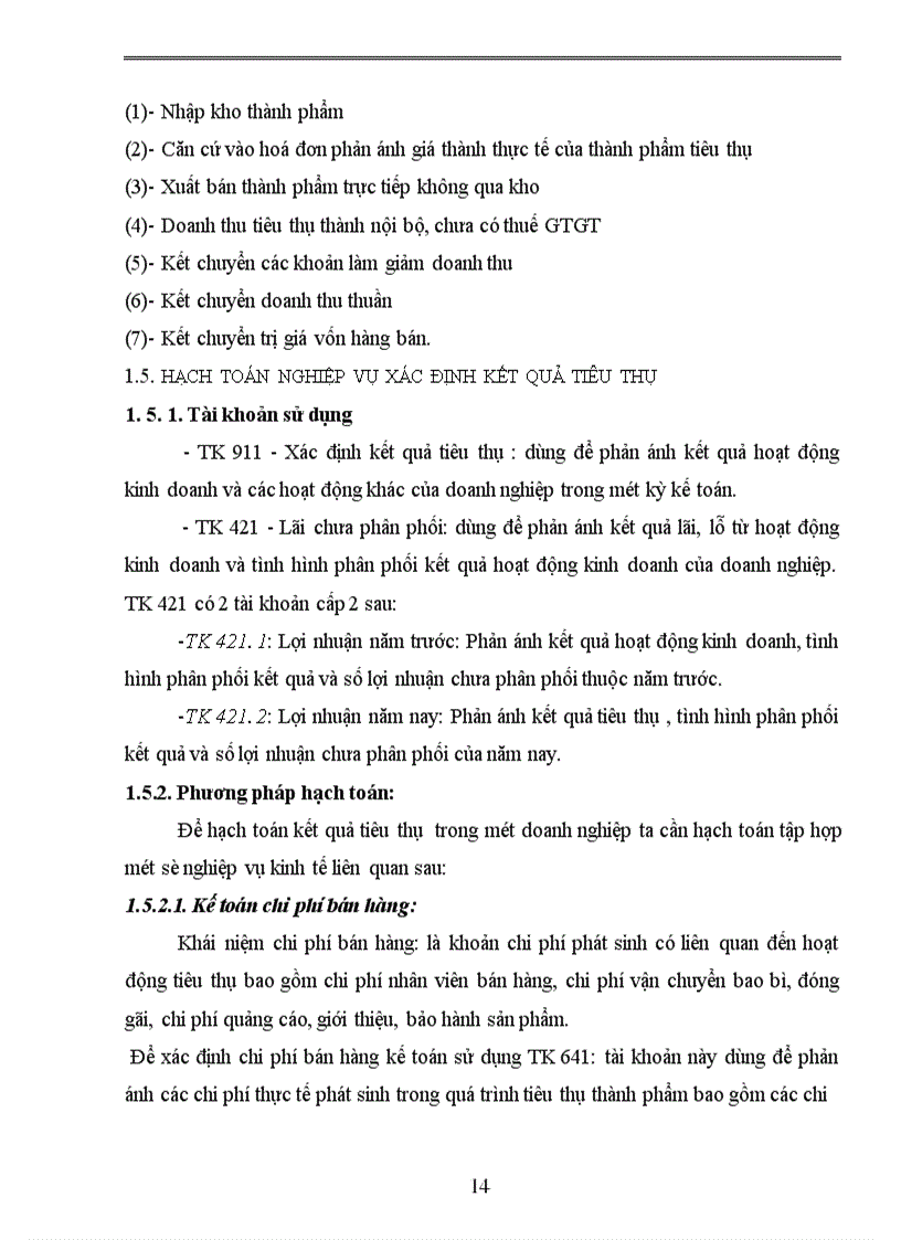 image for page Hoàn thiện hạch toán tiêu thụ thành phẩm và xác định kết quả tiêu thụ