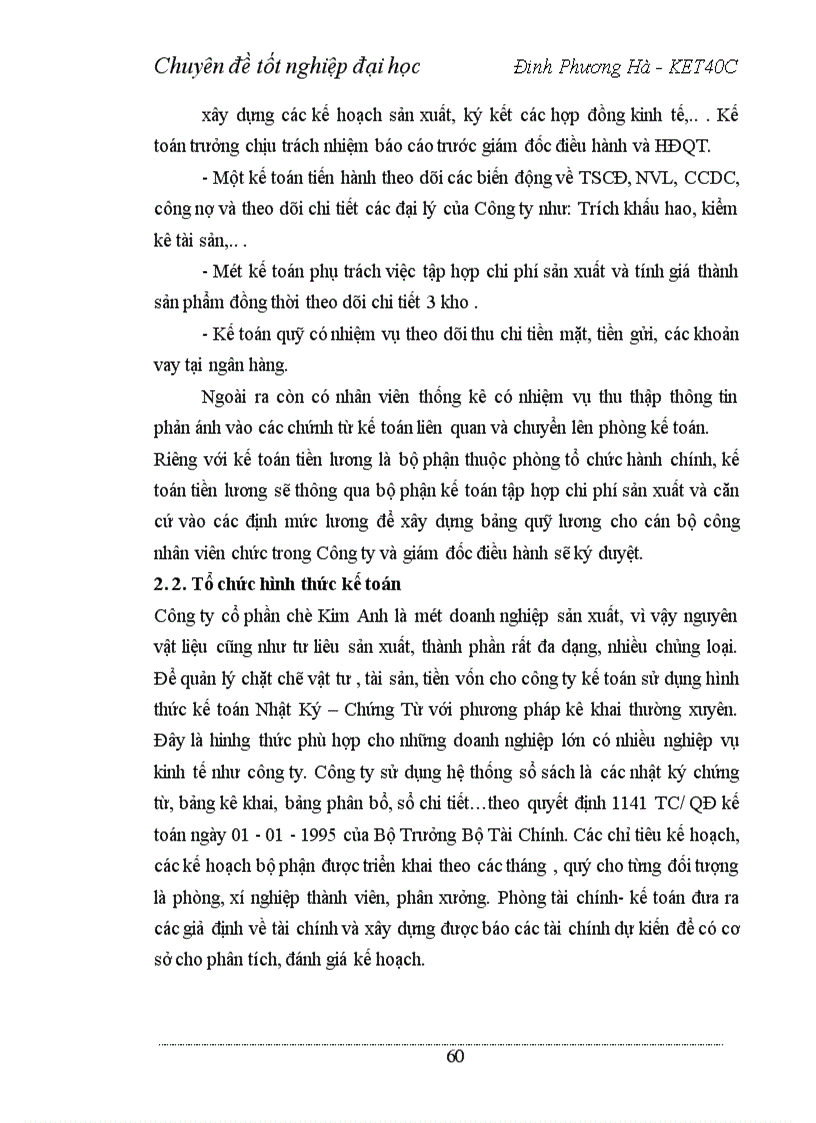 image for page Hoàn thiện công tác hạch toán chi phí sản xuất và tính giá thành sản phẩm với việc tăng cường quản trị tại Công ty cổ phần chè Kim Anh