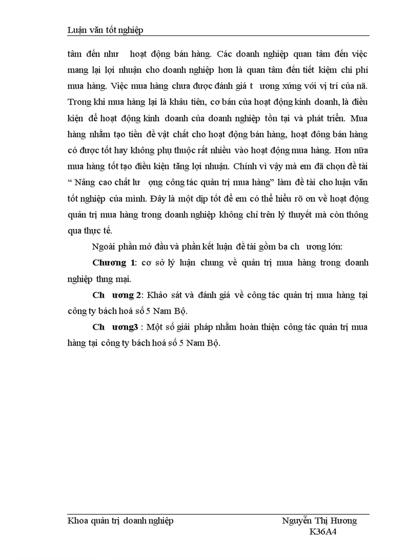 image for page Một số giải pháp nhằm hoàn thiện công tác quản trị mua hàng tại công ty bách hoá số 5 Nam Bộ.