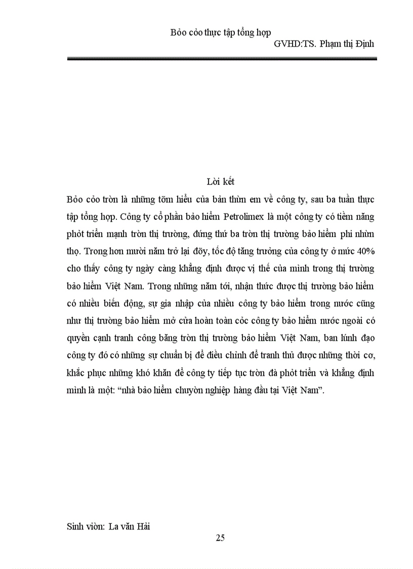 image for page Báo cáo thực tập tổng hợp công ty cổ phần bảo hiểm Petrolimex