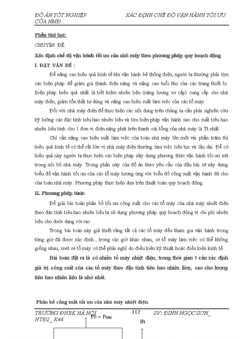 image for page Xác định chế độ vận hành tối ưu của nhà máy theo phương pháp quy hoạch động