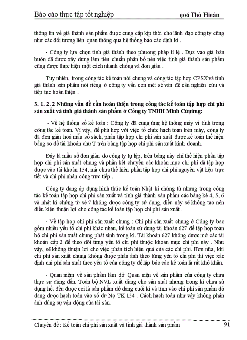 image for page Kế toán tập hợp chi phí sản xuất và tính giá thành sản phẩm ở Công ty TNHH Minh Cửụứng