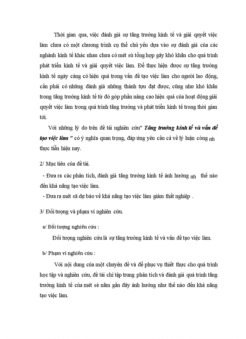image for page Tăng trưởng kinh tế và vấn đề tạo việc làm