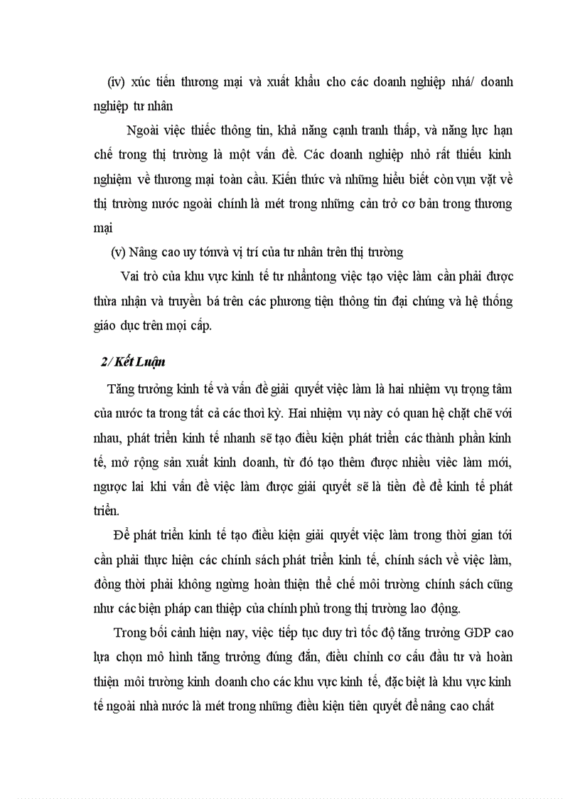 image for page Tăng trưởng kinh tế và vấn đề tạo việc làm