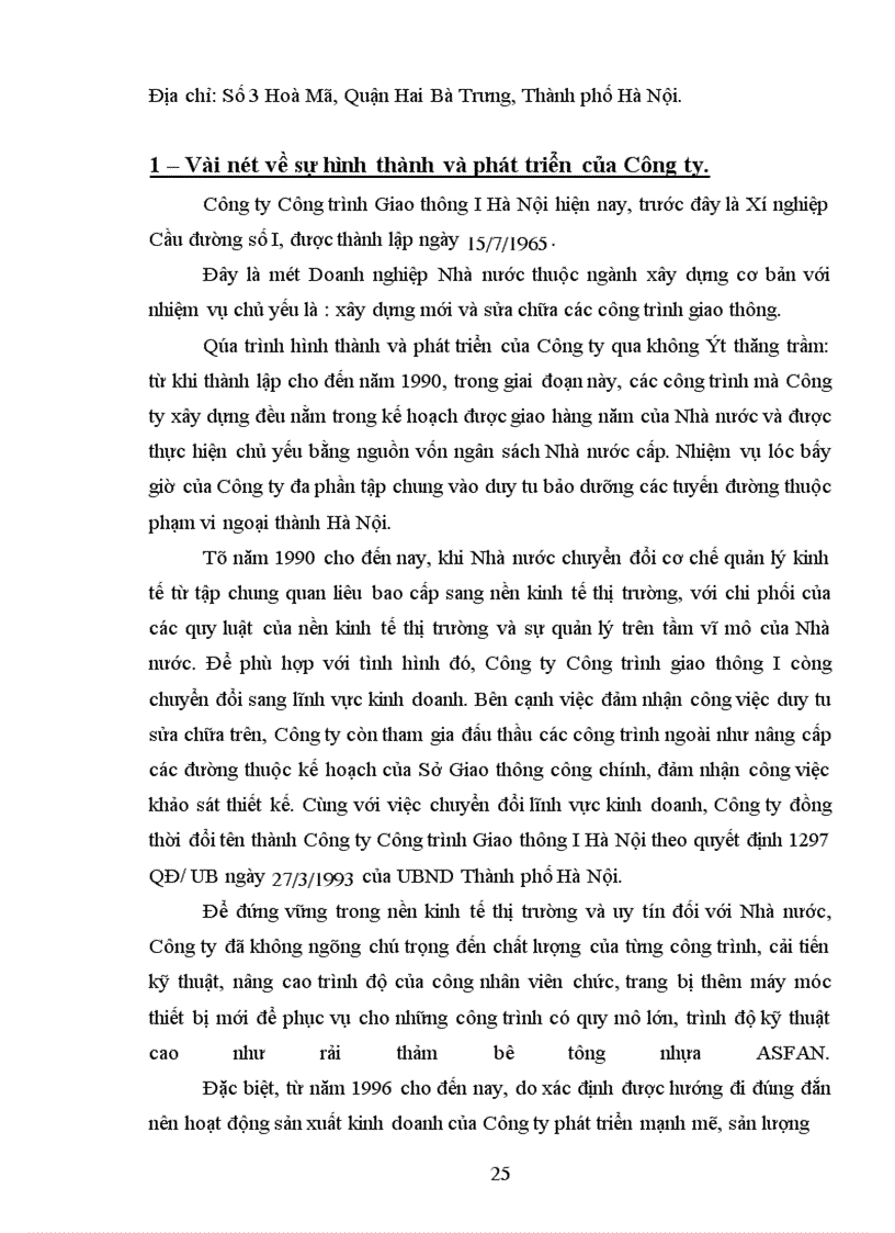 image for page Công tác quản lý và sử dụng nguyên vật liệu tại Công ty Công trình Giao thông I Hà Nội