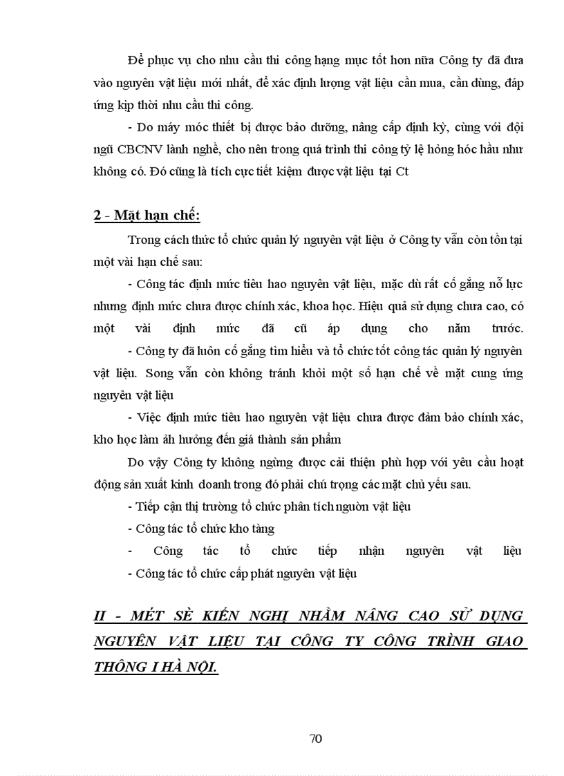 image for page Công tác quản lý và sử dụng nguyên vật liệu tại Công ty Công trình Giao thông I Hà Nội
