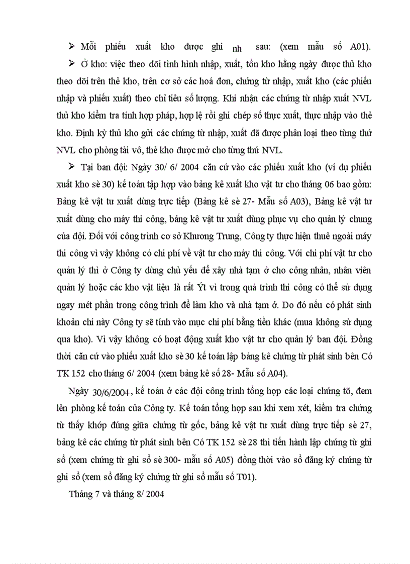 image for page Kế toán chi phí sản xuất và tính giá thành sản phẩm tại Công ty cổ phần XNK và XD Tân Trường Sơn