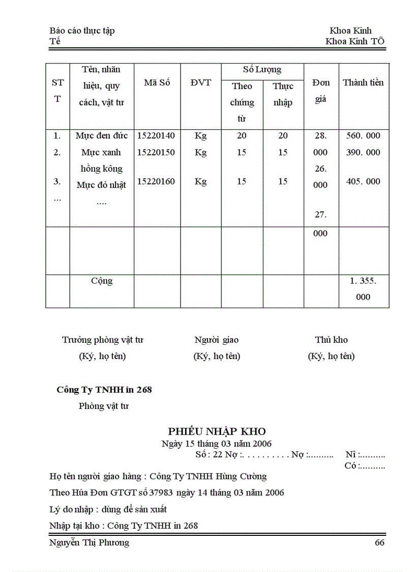 image for page Ông tác kế toán tại công ty TNHH in