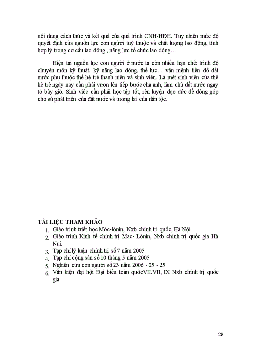 image for page Thực trạng nguồn lực cong ngừơi Việt Nam và những vấn đề đặt ra trước yêu cầu công nghiệp hoá hiện đại hoá
