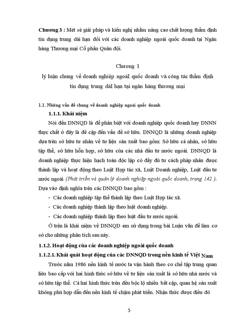 image for page Giải pháp nâng cao chất lượng thẩm định tín dụng trung dài hạn đối với các doanh nghiệp ngoài quốc doanh tại Ngân hàng Thương mại Cổ phần Quân đội
