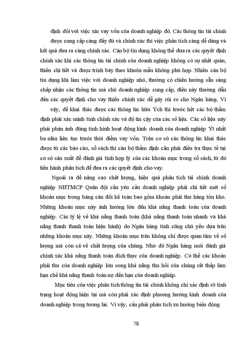 image for page Giải pháp nâng cao chất lượng thẩm định tín dụng trung dài hạn đối với các doanh nghiệp ngoài quốc doanh tại Ngân hàng Thương mại Cổ phần Quân đội
