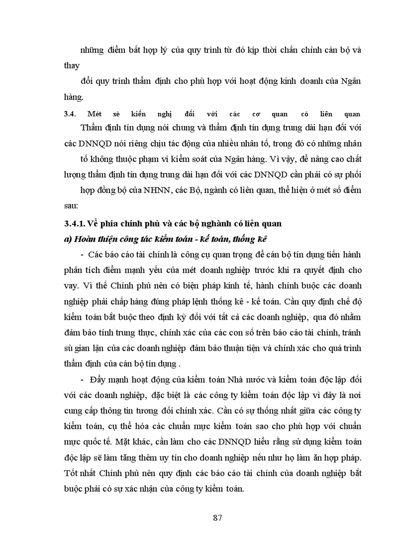 image for page Giải pháp nâng cao chất lượng thẩm định tín dụng trung dài hạn đối với các doanh nghiệp ngoài quốc doanh tại Ngân hàng Thương mại Cổ phần Quân đội
