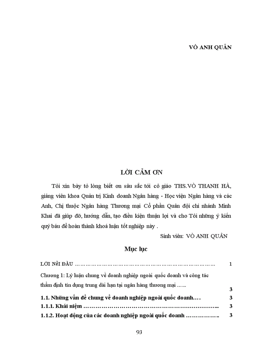image for page Giải pháp nâng cao chất lượng thẩm định tín dụng trung dài hạn đối với các doanh nghiệp ngoài quốc doanh tại Ngân hàng Thương mại Cổ phần Quân đội