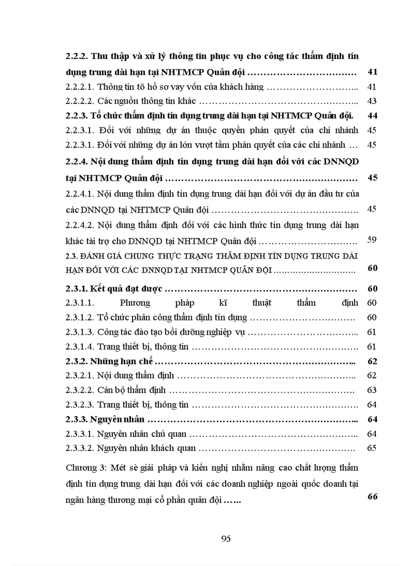 image for page Giải pháp nâng cao chất lượng thẩm định tín dụng trung dài hạn đối với các doanh nghiệp ngoài quốc doanh tại Ngân hàng Thương mại Cổ phần Quân đội