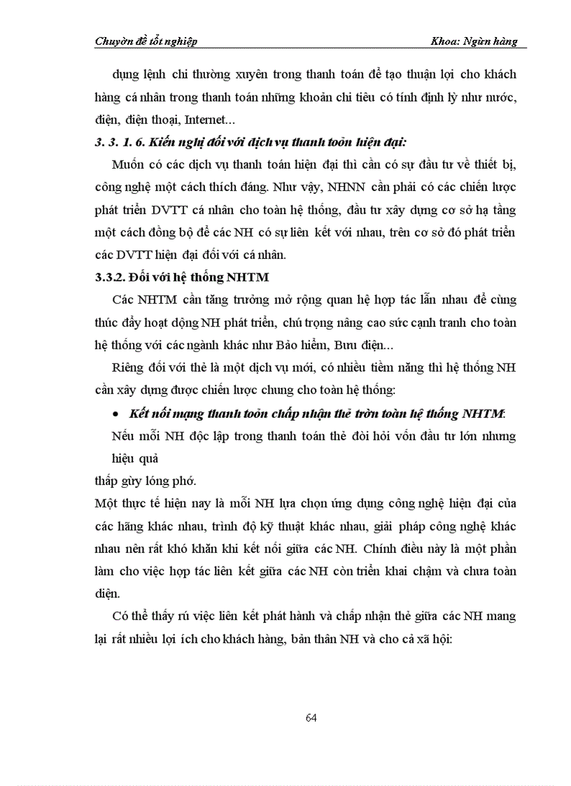 image for page Một số giải pháp nhằm hoàn thiện và nâng cao chất lượng dịch vụ thanh toán đối với khách hàng cá nhân tại Ngân hàng Đầu tư và Phát triển chi nhánh Quang Trung