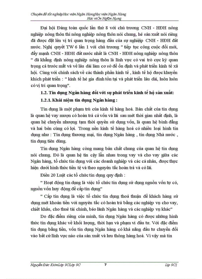 image for page Giải pháp nâng cao chất lượng tín dụng hộ sản xuất tại NHNo & PTNT huyện Hưng Hà tỉnh Thái Bình