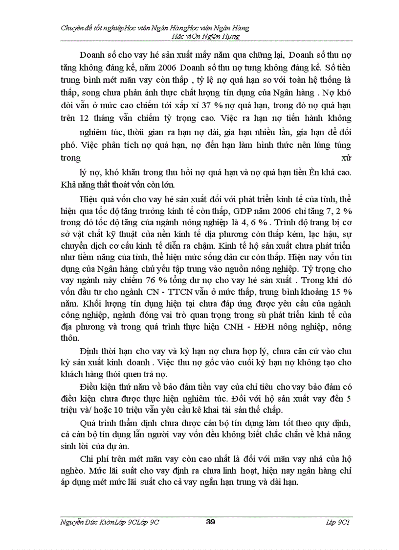image for page Giải pháp nâng cao chất lượng tín dụng hộ sản xuất tại NHNo & PTNT huyện Hưng Hà tỉnh Thái Bình