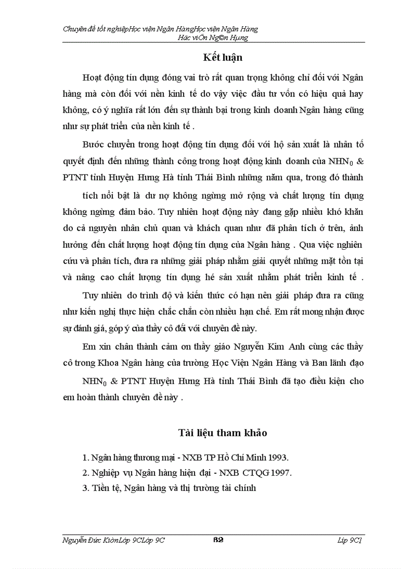 image for page Giải pháp nâng cao chất lượng tín dụng hộ sản xuất tại NHNo & PTNT huyện Hưng Hà tỉnh Thái Bình