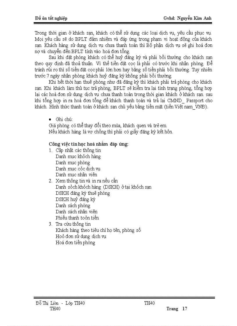 image for page Phân tích bài toán quản lý khách sạn