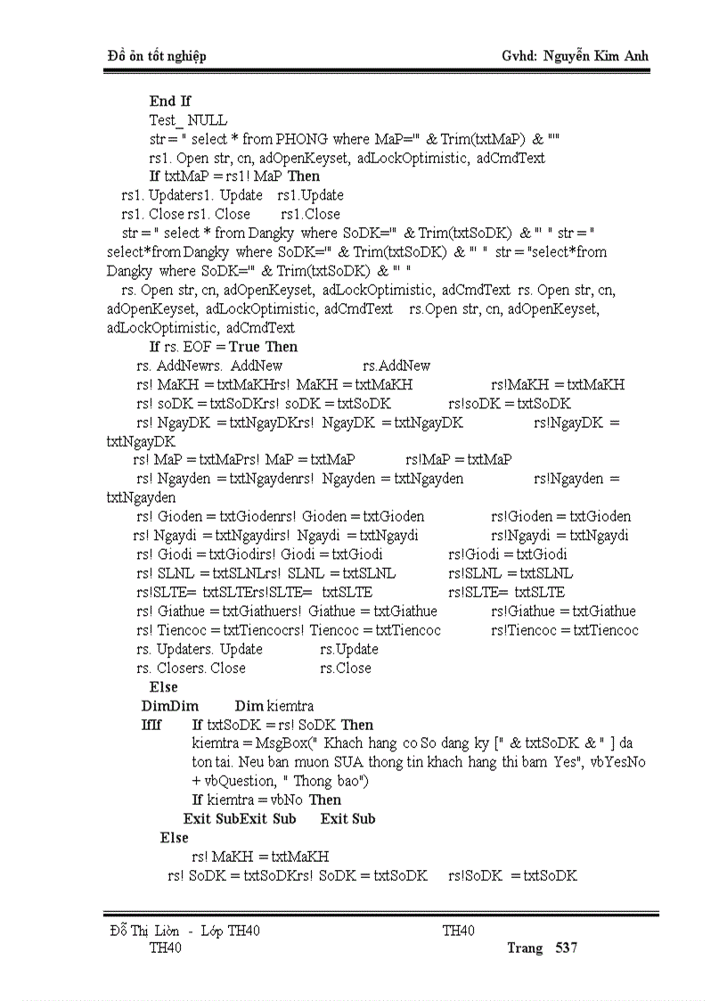 image for page Phân tích bài toán quản lý khách sạn