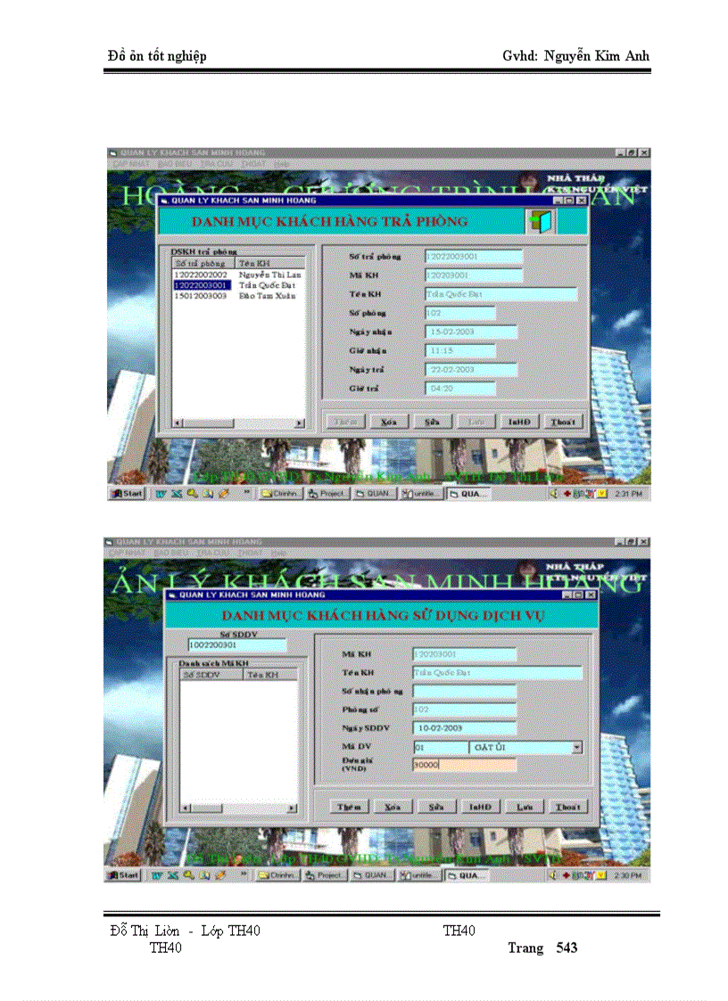 image for page Phân tích bài toán quản lý khách sạn
