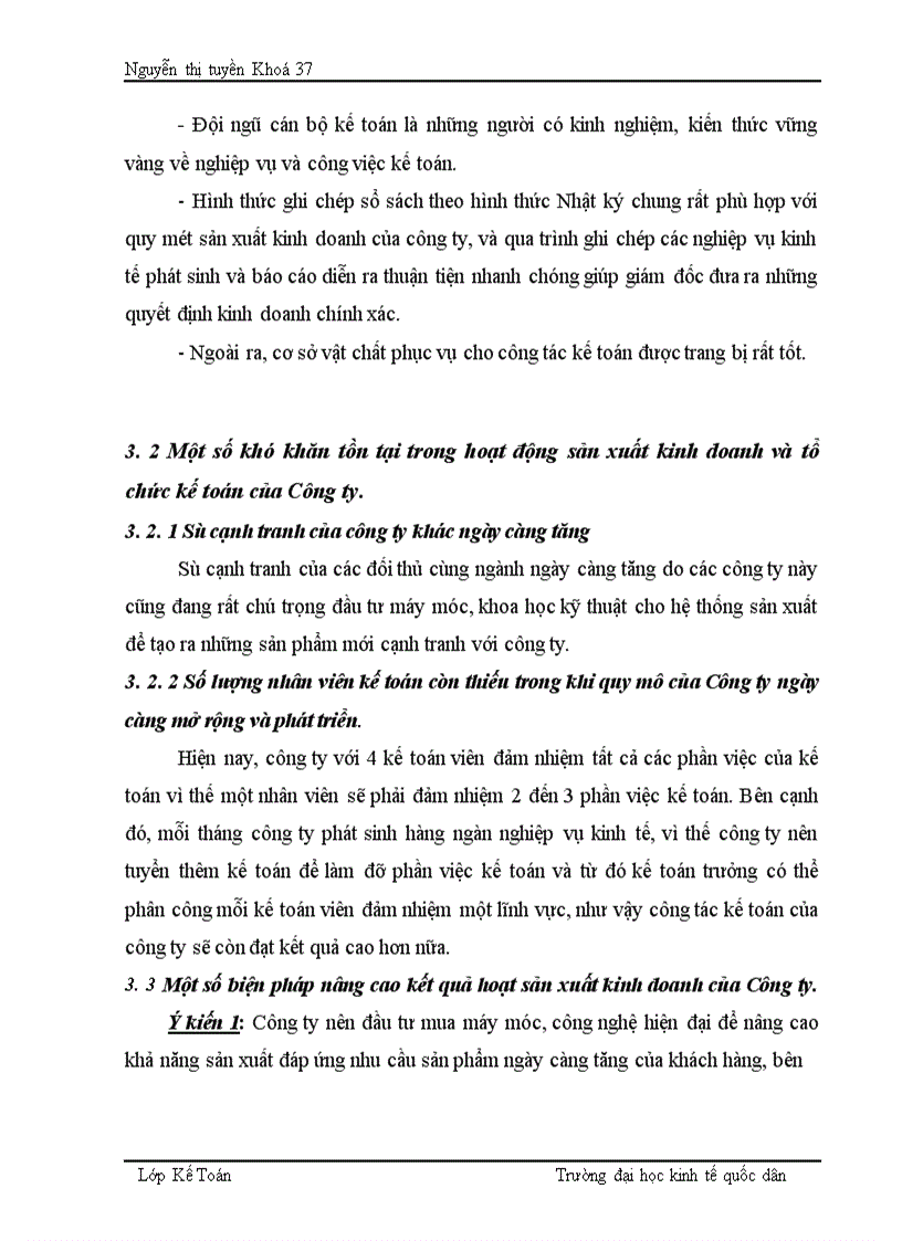 image for page Tổ chức hạch toán kế toán tại công ty