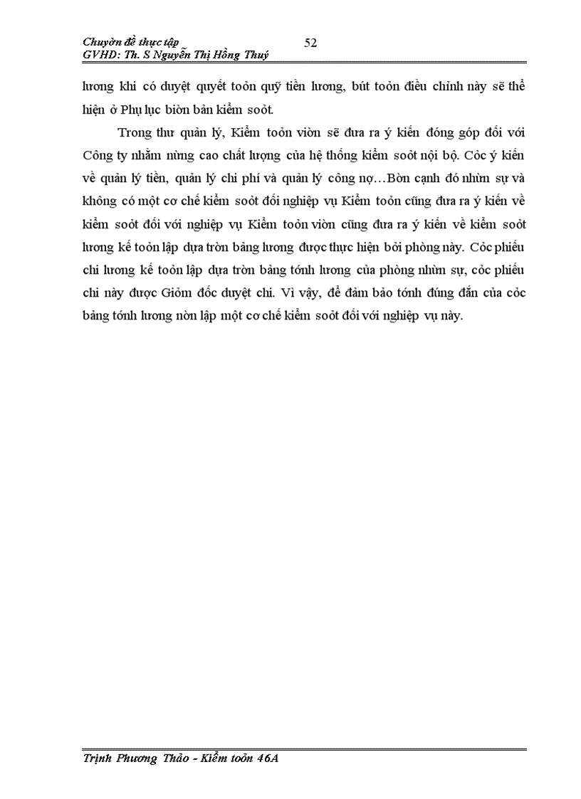 image for page Thực trạng quá trình kiểm toán tiền lương và các khoản trích theo lương trong kiểm toán báo cáo tài chính được thực hiện bởi Công ty TNHH Kiểm toán và Tư vấn tài chính ACAGroup