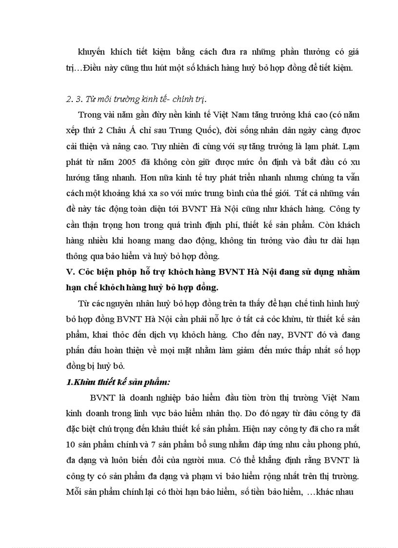 image for page Thực trạng hủy bỏ hợp đồng BHNT tại công ty BVNT Hà Nội