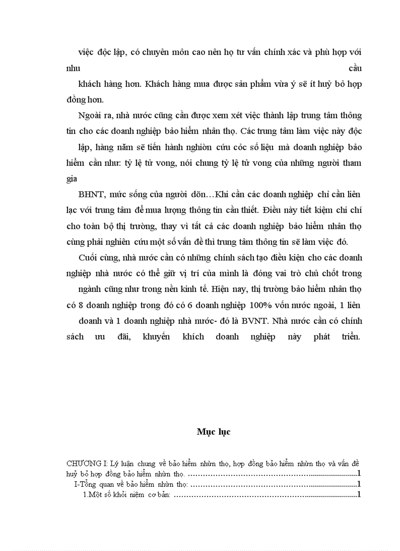 image for page Thực trạng hủy bỏ hợp đồng BHNT tại công ty BVNT Hà Nội