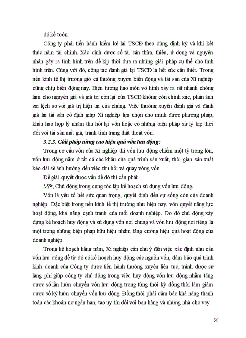 image for page Giải pháp nâng cao hiệu quả sử dụng vốn kinh doanh tại Xí nghiệp Tài nghuyên Môi trường 5 Chú ý