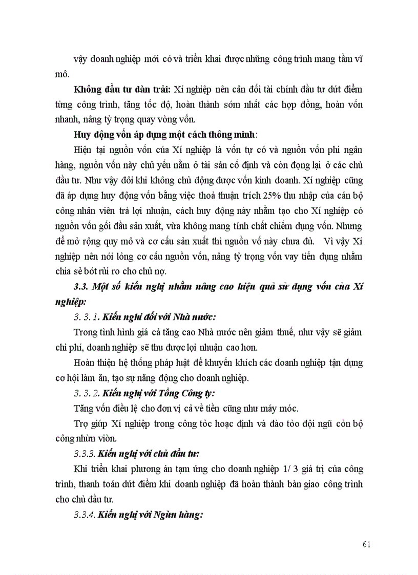 image for page Giải pháp nâng cao hiệu quả sử dụng vốn kinh doanh tại Xí nghiệp Tài nghuyên Môi trường 5 Chú ý