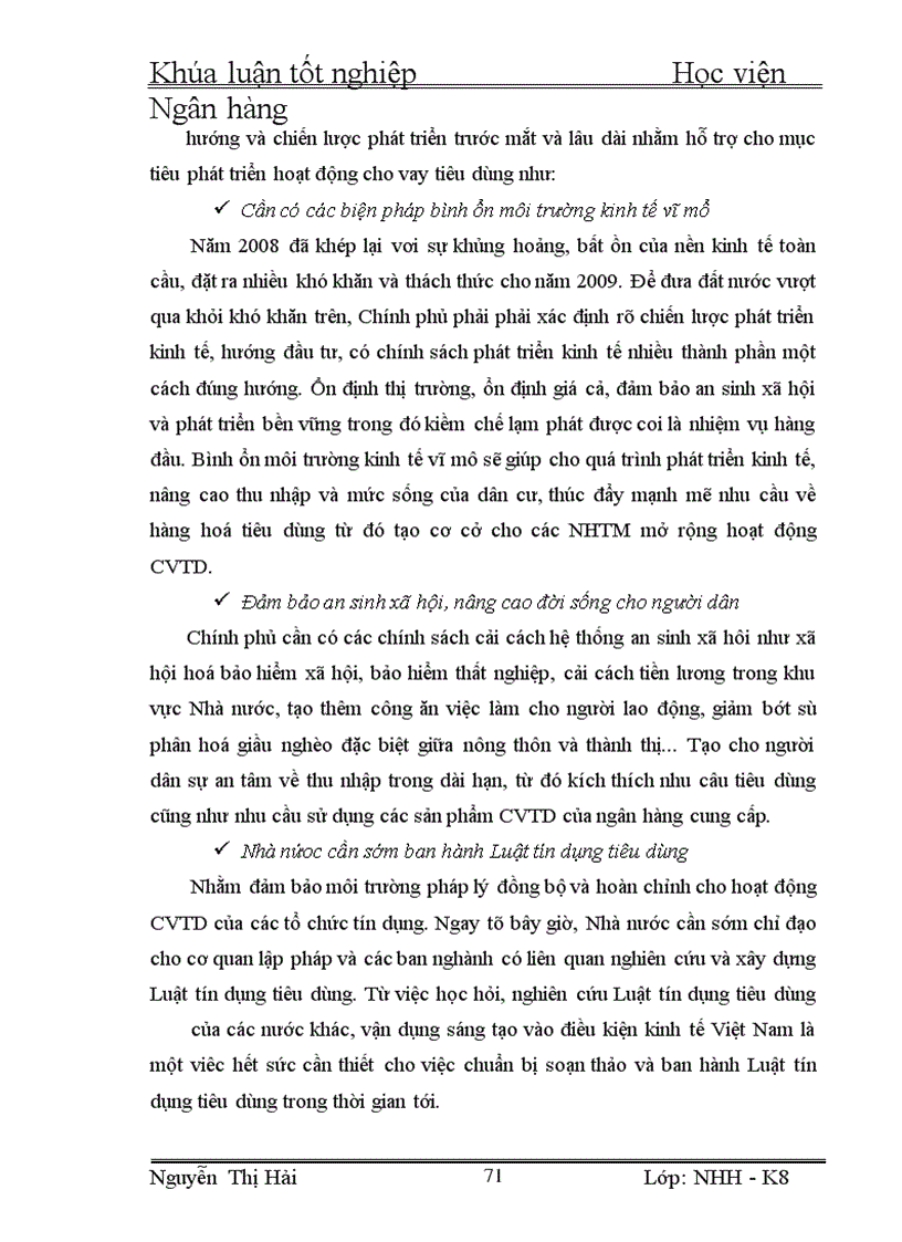 image for page Cở sở lý luận về cho vay tiêu dùng và mở rộng cho vay tiêu dùng