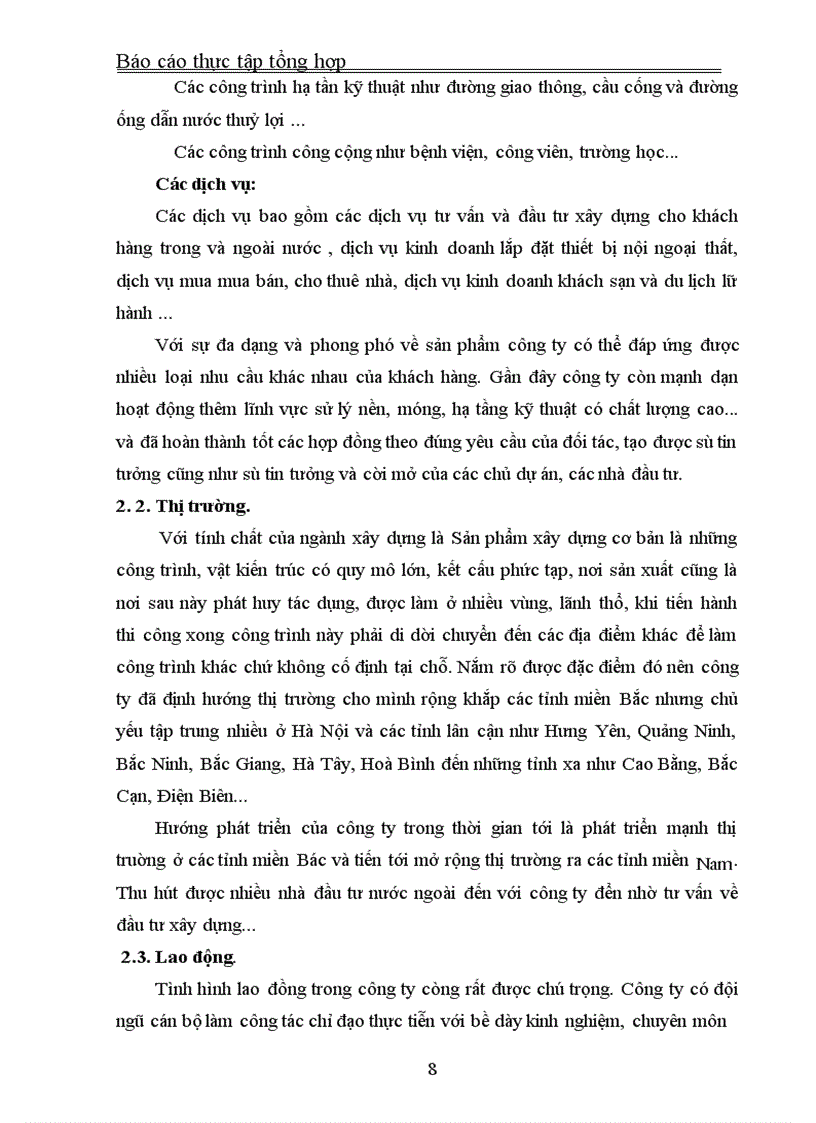 image for page Báo cáo thực tập tổng hợp tại Công ty Xây dụng Dân dụng Hà Nội