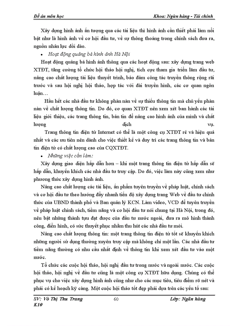 image for page Hoạt động xúc tiến đầu tư nhằm tăng cường thu hút đầu tư trực tiếp nước ngoài vào thủ đô Hà Nội: Thực trạng và giải pháp