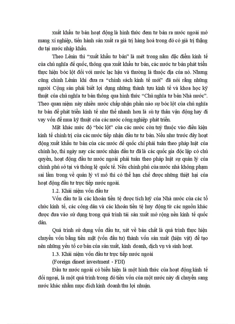 image for page Lý luận xuất khẩu tư bản và thu hút đầu tư trực tiếp nước ngoài của Việt Nam trong giai đoạn hiện nay